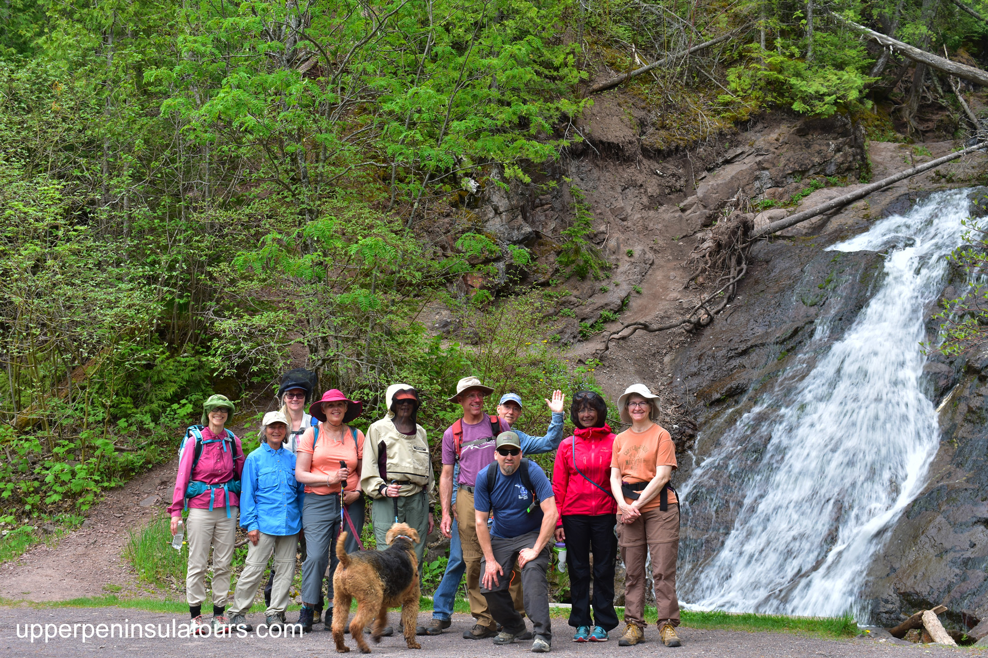 walk with the monks tour - upper peninsula waterfall tours