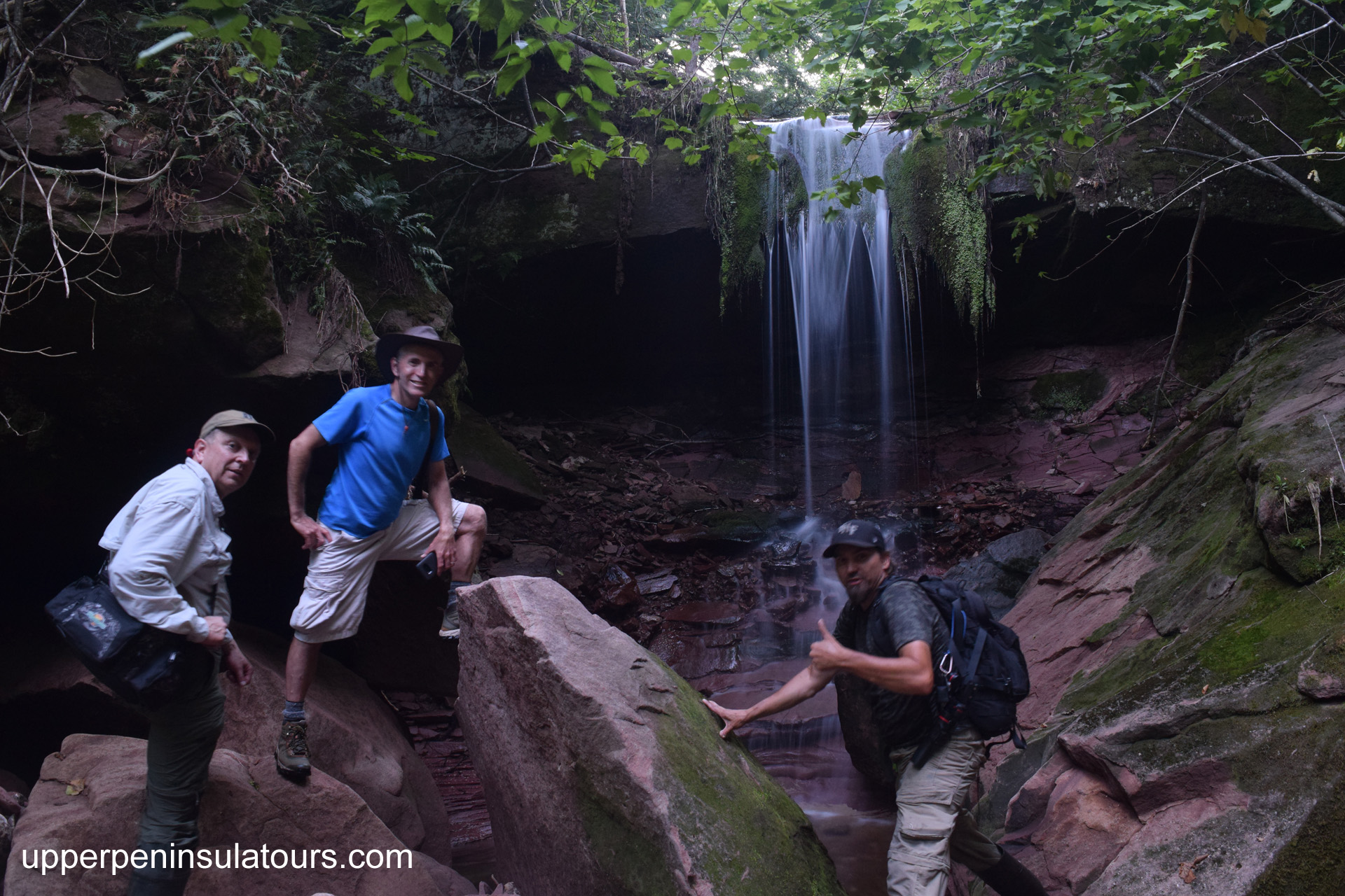 Hidden Falls Tour, the Big Adventure - upper peninsula waterfall tours